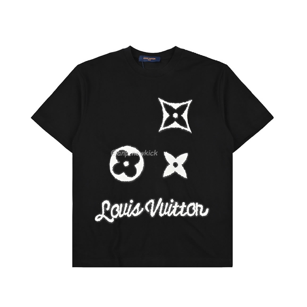 Louis Vuitton 24ss 3d Foam Printed Short Sleeves T Shirt (8) - www.newkick.vip